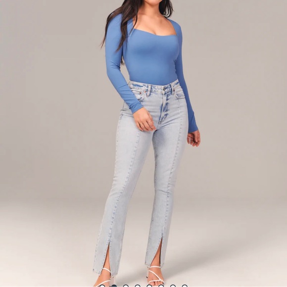 Abercrombie Curve Love High Rise Skinny Jean size 29/8-S - Picture 1 of 4